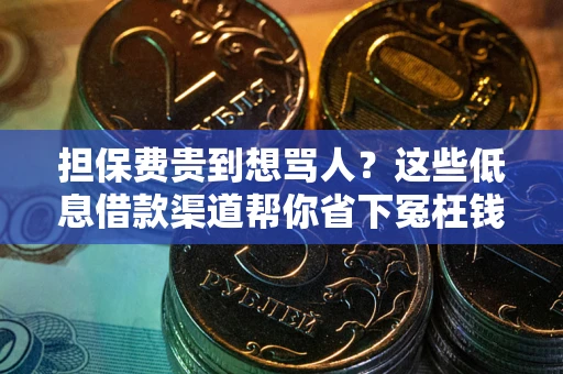 北京担保费贵到想骂人？这些低息借款渠道帮你省下冤枉钱