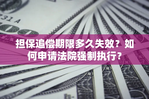 北京担保追偿期限多久失效？如何申请法院强制执行？